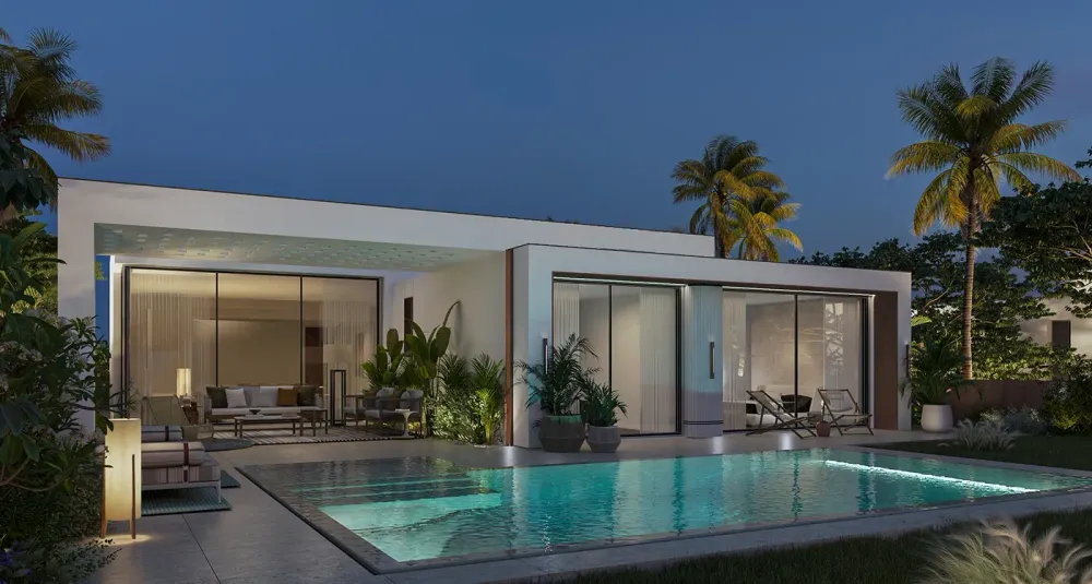 Playa Ras El Hekma, illustrative render